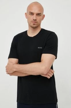 Ανδρικά Πιζάμα Μπλουζάκι πιτζάμας BOSS μαύρο -Ρούχα Εκπτώσεις unnamed file 3926