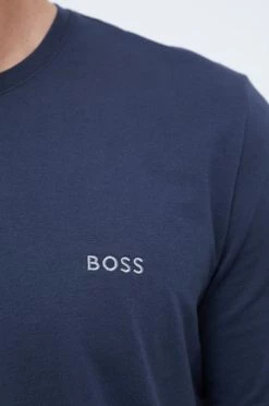 Ανδρικά Πιζάμα Μπλουζάκι πιτζάμας BOSS ναυτικό μπλε -Ρούχα Εκπτώσεις unnamed file 3932