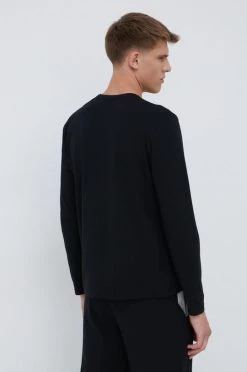 Ανδρικά Πιζάμα Πουκάμισο μακρυμάνικο πιτζάμας BOSS μαύρο -Ρούχα Εκπτώσεις unnamed file 3935