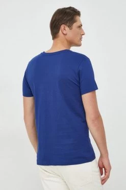 Ανδρικά Μπλουζάκια Βαμβακερό μπλουζάκι Gant ναυτικό μπλε -Ρούχα Εκπτώσεις unnamed file 395