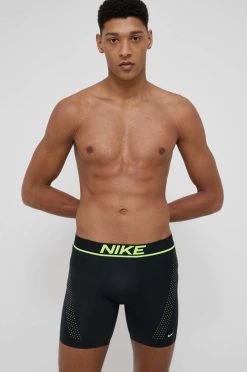 Ανδρικά Μπόξερ και σλιπ Μποξεράκια Nike χρώμα: μαύρο