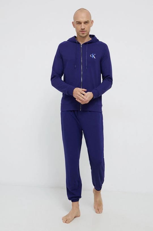 Ανδρικά Πιζάμα Παντελόνι πιτζάμας Calvin Klein Underwear χρώμα: μοβ 2 Ανδρικά Πιζάμα Παντελόνι πιτζάμας Calvin Klein Underwear χρώμα: μοβ - Image 2