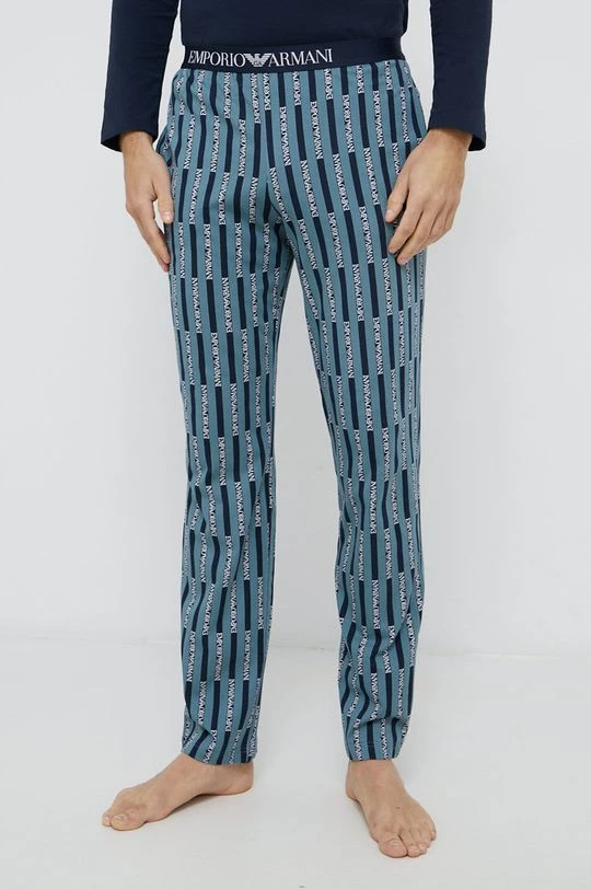 Ανδρικά Πιζάμα Βαμβακερές πιτζάμες Emporio Armani Underwear ναυτικό μπλε 4 Ανδρικά Πιζάμα Βαμβακερές πιτζάμες Emporio Armani Underwear ναυτικό μπλε - Image 4