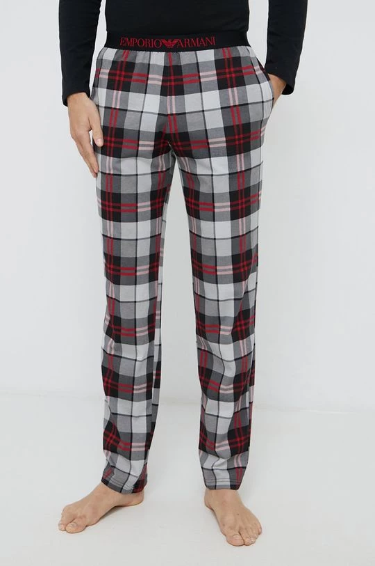 Ανδρικά Πιζάμα Βαμβακερές πιτζάμες Emporio Armani Underwear μαύρο 4 Ανδρικά Πιζάμα Βαμβακερές πιτζάμες Emporio Armani Underwear μαύρο - Image 4