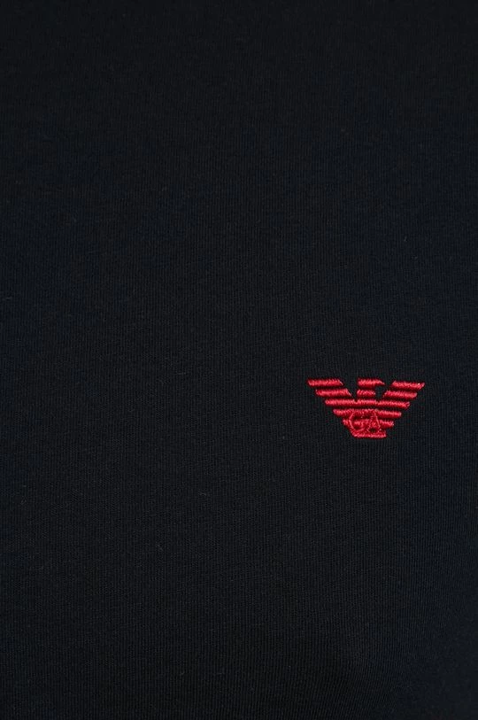 Ανδρικά Πιζάμα Βαμβακερές πιτζάμες Emporio Armani Underwear μαύρο 6 Ανδρικά Πιζάμα Βαμβακερές πιτζάμες Emporio Armani Underwear μαύρο - Image 6