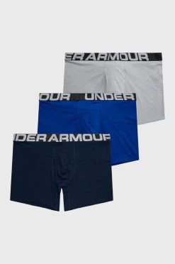 Ανδρικά Μπόξερ και σλιπ Under Armour - Μποξεράκια (3-pack) μπλε
