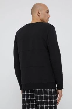 Ανδρικά Πιζάμα Μπλούζα πιτζάμας Calvin Klein Underwear χρώμα: μαύρο -Ρούχα Εκπτώσεις unnamed file 4116