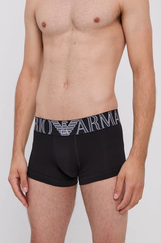 Ανδρικά Πιζάμα Σετ πιτζάμας Emporio Armani Underwear μαύρο 2 Ανδρικά Πιζάμα Σετ πιτζάμας Emporio Armani Underwear μαύρο - Image 2