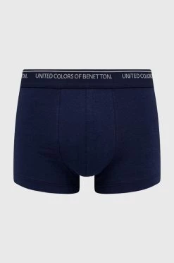 Ανδρικά Μπόξερ και σλιπ Μποξεράκια United Colors Of Benetton χρώμα: ναυτικό μπλε