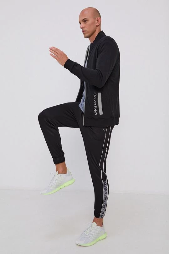 Ανδρικά Πιζάμα Μπλούζα πιτζάμας Calvin Klein Underwear χρώμα: μαύρο 1 Ανδρικά Πιζάμα Μπλούζα πιτζάμας Calvin Klein Underwear χρώμα: μαύρο