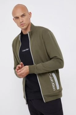 Ανδρικά Πιζάμα Μπλούζα πιτζάμας Calvin Klein Underwear χρώμα: πράσινο