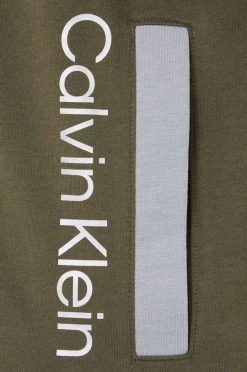 Ανδρικά Πιζάμα Μπλούζα πιτζάμας Calvin Klein Underwear χρώμα: πράσινο -Ρούχα Εκπτώσεις unnamed file 4212