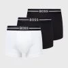 Ανδρικά Μπόξερ και σλιπ Μποξεράκια Boss (3-pack) χρώμα: μαύρο