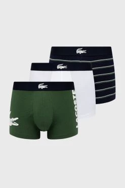 Ανδρικά Μπόξερ και σλιπ Μποξεράκια Lacoste(3-pack) χρώμα: άσπρο