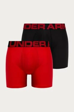 Ανδρικά Μπόξερ και σλιπ Under Armour - Μποξεράκια (2-pack) κόκκινο
