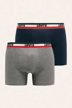 Ανδρικά Μπόξερ και σλιπ Levi's - Μποξεράκια (2-pack) σκούρο μπλε