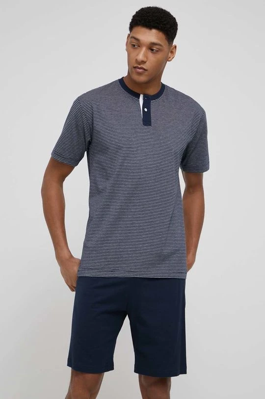 Ανδρικά Πιζάμα Tom Tailor Denim - Πιτζάμα σκούρο μπλε 1 Ανδρικά Πιζάμα Tom Tailor Denim - Πιτζάμα σκούρο μπλε