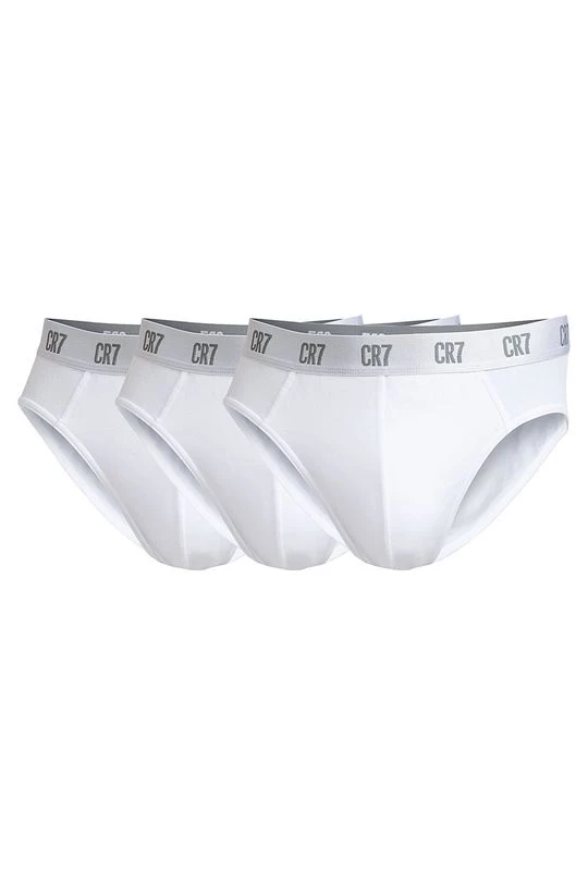 Ανδρικά Μπόξερ και σλιπ CR7 Cristiano Ronaldo - Σλιπ (3-pack) λευκό 1 Ανδρικά Μπόξερ και σλιπ CR7 Cristiano Ronaldo - Σλιπ (3-pack) λευκό