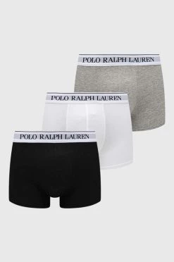 Ανδρικά Μπόξερ και σλιπ Μποξεράκια Polo Ralph Lauren 3-pack γκρι