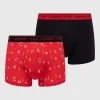 Ανδρικά Μπόξερ και σλιπ Μποξεράκια Calvin Klein Underwear 2-pack κόκκινο
