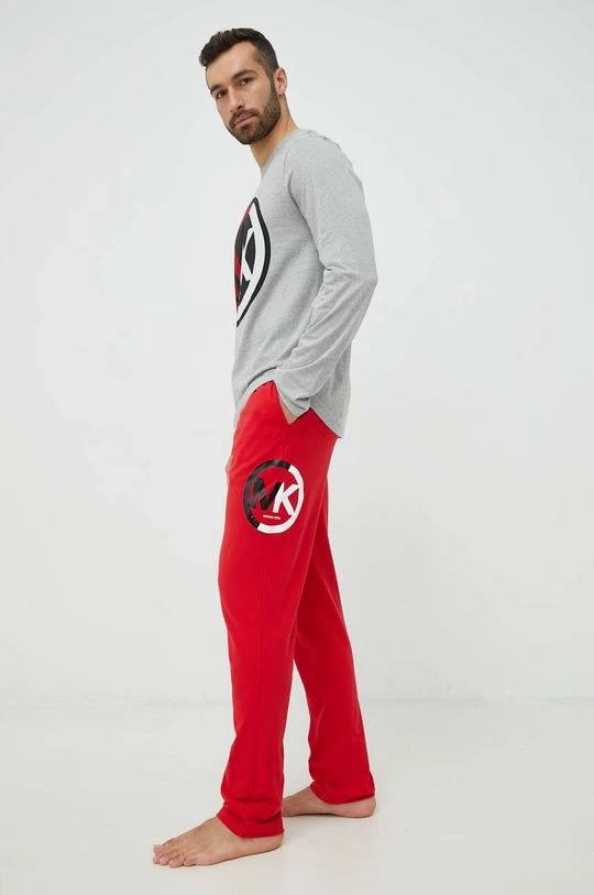 Ανδρικά Πιζάμα Βαμβακερές πιτζάμες Michael Kors κόκκινο 3 Ανδρικά Πιζάμα Βαμβακερές πιτζάμες Michael Kors κόκκινο - Image 3