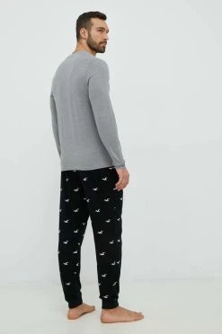 Ανδρικά Πιζάμα Πιτζάμα Hollister Co. μαύρο -Ρούχα Εκπτώσεις unnamed file 4539