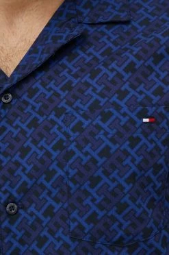 Ανδρικά Πιζάμα Βαμβακερές πιτζάμες Tommy Hilfiger ναυτικό μπλε -Ρούχα Εκπτώσεις unnamed file 4579