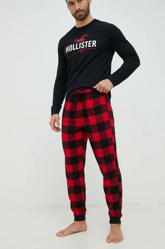 Ανδρικά Πιζάμα Πιτζάμα Hollister Co. κόκκινο 3 Ανδρικά Πιζάμα Πιτζάμα Hollister Co. κόκκινο - Image 3