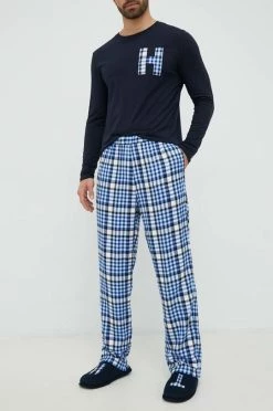 Ανδρικά Πιζάμα Πιτζάμες και παντόφλες Tommy Hilfiger ναυτικό μπλε -Ρούχα Εκπτώσεις unnamed file 4606