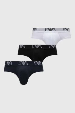 Ανδρικά Μπόξερ και σλιπ Σλιπ Emporio Armani Underwear 3-pack πολύχρωμο