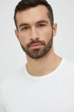 Ανδρικά Πιζάμα Μπλουζάκι πιτζάμας Calvin Klein Underwear άσπρο -Ρούχα Εκπτώσεις unnamed file 4630