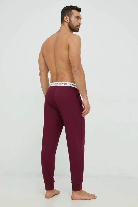 Ανδρικά Πιζάμα Παντελόνι πιτζάμας Tommy Hilfiger μαόνι 2 Ανδρικά Πιζάμα Παντελόνι πιτζάμας Tommy Hilfiger μαόνι - Image 2