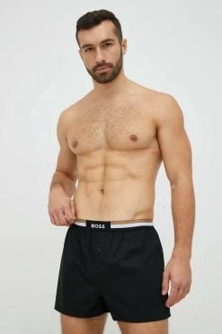 Ανδρικά Μπόξερ και σλιπ Βαμβακερό μποξεράκι BOSS μπεζ