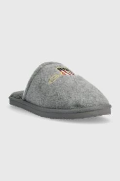 Ανδρικά Παντόφλες Μάλλινες παντόφλες Gant , χρώμα: γκρι -Ρούχα Εκπτώσεις unnamed file 466