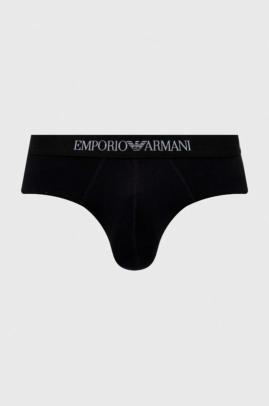 Ανδρικά Μπόξερ και σλιπ Βαμβακερό σλιπ Emporio Armani Underwear 3-pack σκούρο μπλε 2 Ανδρικά Μπόξερ και σλιπ Βαμβακερό σλιπ Emporio Armani Underwear 3-pack σκούρο μπλε - Image 2