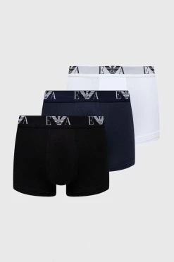 Ανδρικά Μπόξερ και σλιπ Μποξεράκια Emporio Armani Underwear 3-pack μαύρο