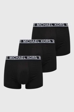 Ανδρικά Μπόξερ και σλιπ Μποξεράκια Michael Kors 3-pack μαύρο