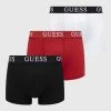 Ανδρικά Μπόξερ και σλιπ Μποξεράκια Guess 3-pack κόκκινο