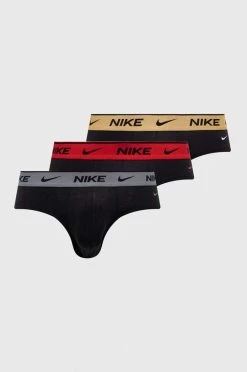 Ανδρικά Μπόξερ και σλιπ Σλιπ Nike μαύρο