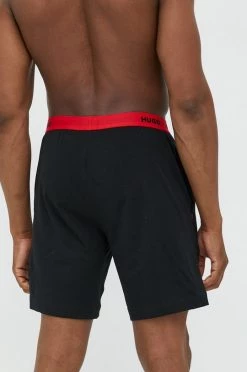 Ανδρικά Πιζάμα Σορτς πιτζάμας HUGO μαύρο -Ρούχα Εκπτώσεις unnamed file 4779