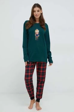 Γυναικεία Πιτζάμα Βαμβακερές πιτζάμες John Frank πολύχρωμο