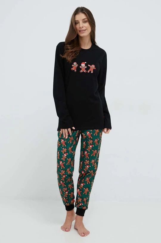 Γυναικεία Πιτζάμα Βαμβακερές πιτζάμες John Frank πολύχρωμο 1 Γυναικεία Πιτζάμα Βαμβακερές πιτζάμες John Frank πολύχρωμο