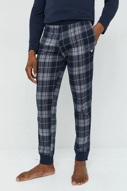 Ανδρικά Πιζάμα Βαμβακερές πιτζάμες Emporio Armani Underwear ναυτικό μπλε 4 Ανδρικά Πιζάμα Βαμβακερές πιτζάμες Emporio Armani Underwear ναυτικό μπλε - Image 4