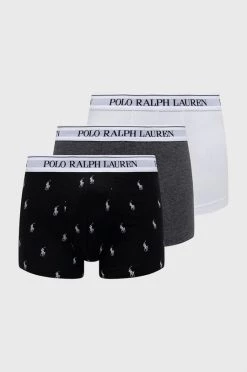 Ανδρικά Μπόξερ και σλιπ Μποξεράκια Polo Ralph Lauren 3-pack γκρι