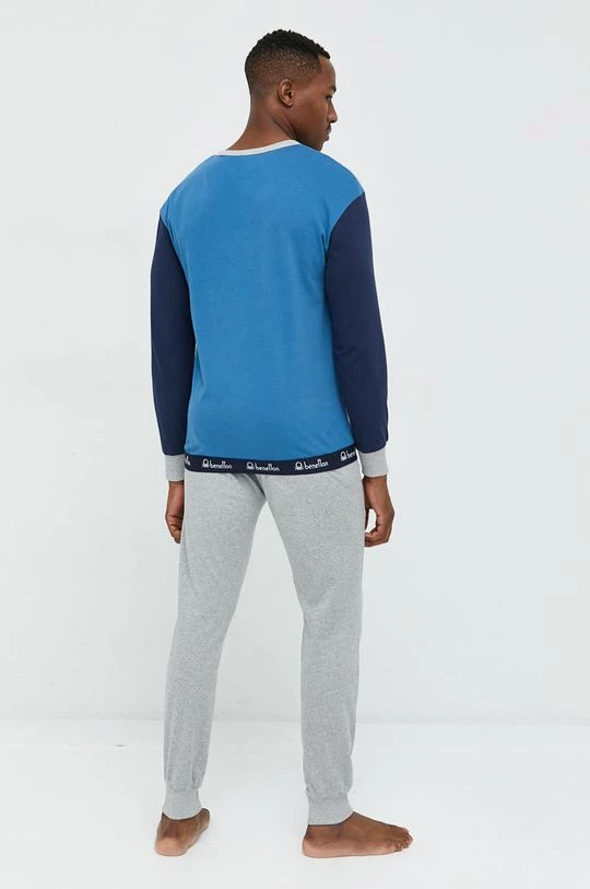 Ανδρικά Πιζάμα Βαμβακερές πιτζάμες United Colors Of Benetton μπλε 2 Ανδρικά Πιζάμα Βαμβακερές πιτζάμες United Colors Of Benetton μπλε - Image 2