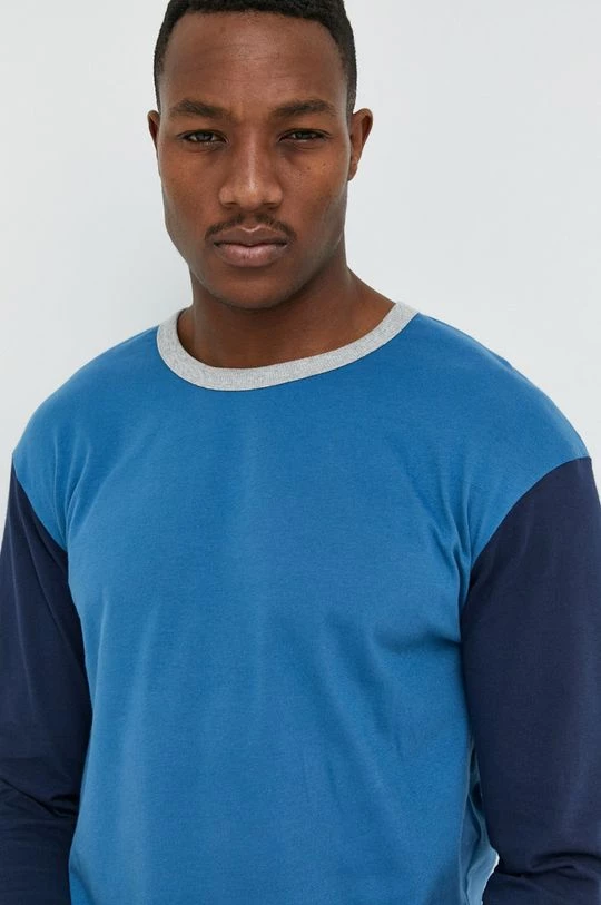 Ανδρικά Πιζάμα Βαμβακερές πιτζάμες United Colors Of Benetton μπλε 5 Ανδρικά Πιζάμα Βαμβακερές πιτζάμες United Colors Of Benetton μπλε - Image 5