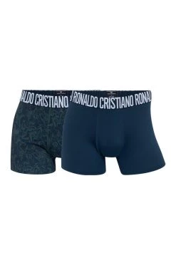Ανδρικά Μπόξερ και σλιπ Μποξεράκια CR7 Cristiano Ronaldo 2-pack ναυτικό μπλε