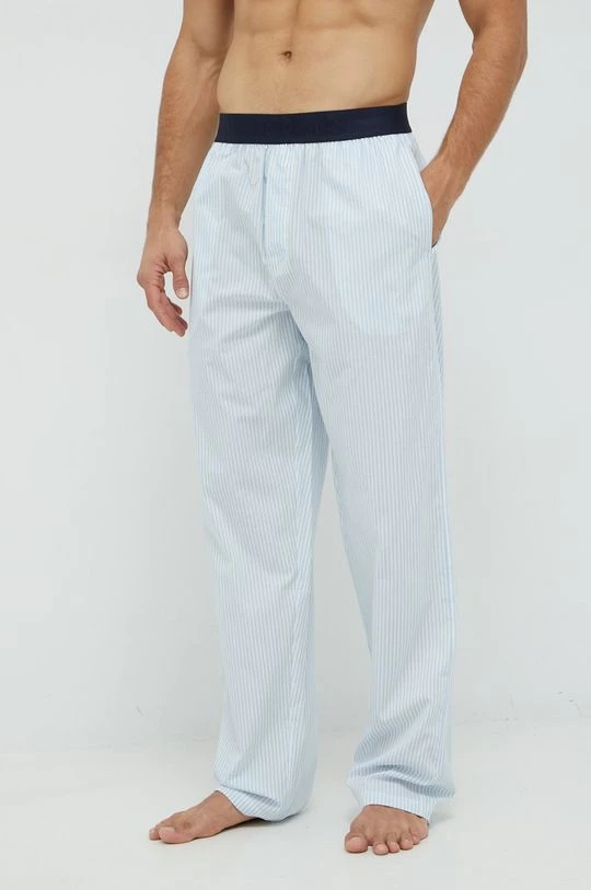 Ανδρικά Πιζάμα Βαμβακερό παντελόνι πιτζάμα Resteröds χλωμό λευκό 1 Ανδρικά Πιζάμα Βαμβακερό παντελόνι πιτζάμα Resteröds χλωμό λευκό