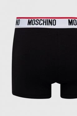 Ανδρικά Μπόξερ και σλιπ Μποξεράκια Moschino Underwear 2-pack μαύρο -Ρούχα Εκπτώσεις unnamed file 5011