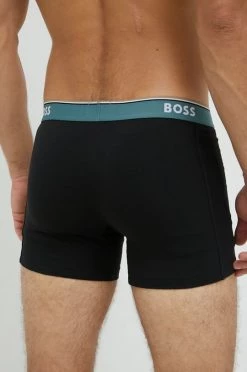 Ανδρικά Μπόξερ και σλιπ Μποξεράκια BOSS (3-pack) - Pack , χρώμα: μαύρο -Ρούχα Εκπτώσεις unnamed file 5074